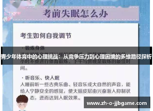青少年体育中的心理挑战：从竞争压力到心理困境的多维路径探析